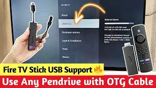 Connect USB Drive to Fire TV Stick Using Micro USB OTG Cable 🔥 - Full Setup Guide