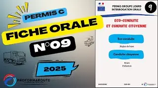 Fiche orale n°9 - Eco-conduite et conduite citoyenne - Permis C