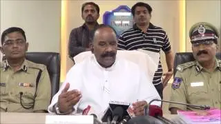 Home Minister of TS Nayini Narsimha Reddy speech/PRO HYDERABADPOLICE