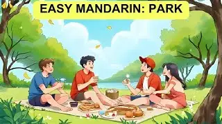 Easy Mandarin: 在公园 At the Park | Mandarin Chinese Lesson | Phrases & Sentences | 学习英语