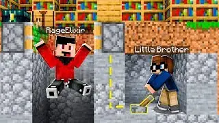 My Little Brother TROLLS Me in MINECRAFT! (Realms SMP - Episode 8)