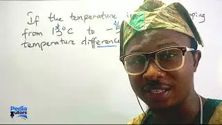 How to Calculate Temperature Difference (13&deg;C to &ndash;5&deg;C)