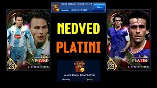 EFCS【eFootball&trade; ウイコレ CHAMPION SQUADS】PAVEL NEDVED + MICHEL PLATINI Legends 2025 5% 10% 30% : EP026
