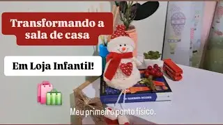 Daily vlog: Meu primeiro ponto físico de Moda Infantil  #empreendedorismo #lojainfantil 