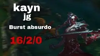 EXPLODINDO EM 1 COMBO - KAYN JUNGLE GAMEPLAY [PT-BR]