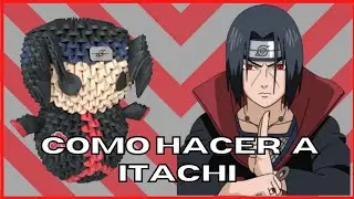 COMO HACER A ITACHI UCHIHA/origami 3d