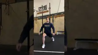 Tall Split Jerk w/ nothing in hands (Footwork Drill)
