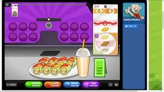 Papa's Sushiria by Flipline Studios - Days 205 to 206 game-play (HD)