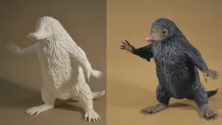 Nifflers on the loose! Painting up some resin casts.