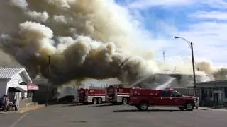 Fire in Kitscoty