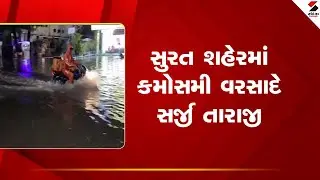 Surat | સુરત શહેરમાં કમોસમી વરસાદે સર્જી તારાજી | Weather Update | Unseasonal Rain | Gujarat