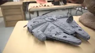 Millennium Falcon 3d Print For Regal Robot-Covering the process on my end...