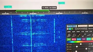 26.650 MHz FM Data Bursts + FSK Data Stream European Network? 26MHz Band - W3HFU SDR - 30 Jan 2025