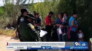U.S. border authorities roll out updated pursuit policy