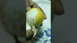 How to peel easily sweet lime peel | #ytshorts #viralshorts