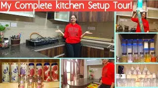 New Home ,New Kitchen! My Complete Kitchen Setup Tour | kitchen organisations | Kitchen Tour