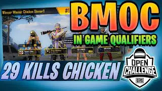 BMOC IN GAME QUALIFIERS - MATCH 4 - 29+ Kills Chicken Gameplay | Team COAL 🖤