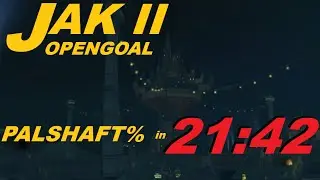 Jak II OpenGOAL PalShaft% Speedrun in 21:42 (August Build)