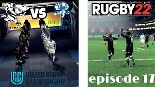 toughest match yet!|Rugby 22 sharks vs benetton  episode 17