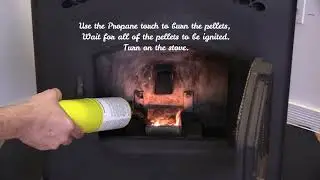 How to start a pellet stove