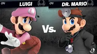 Super Smash Bros. Ultimate - Luigi (Pink) vs Dr Mario (Black)