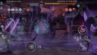 Shadow fight 3 : Tribe's damage to acolyte after equipping SHADOW CORROSION perk ☠️☠️☠️