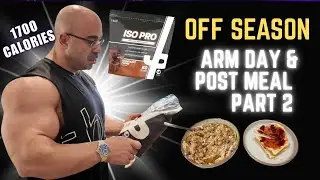 Off season 2025/26 // post workout meal // arm day pt 2 