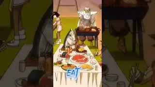 piccolo is the grill master 😎