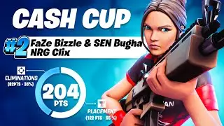 2nd in Trio Cash Cup w/ Clix & Bugha