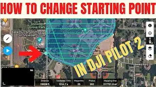 Как изменить начальную точку в картографической миссии DJI Pilot 2