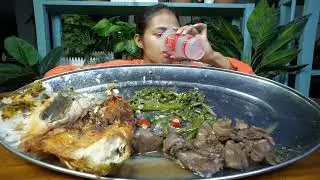 Best spicy chicken liver with salty snake head fish EP19