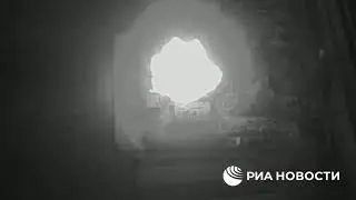 The Russian released a footage of precision strike against a Ukrainian MLRS and missile base