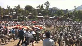 Weekly Saturday Market in Lalibela, Ethiopia