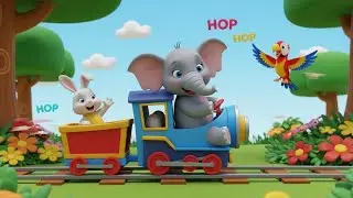 Choo Choo Train Adventure | kids nursery rhymes | Baby Song, Fun Train Cartoon 🚂🎵
