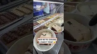 Anyone want a slice of ice cream?🍦😲                        🎥: Instagram /  nutellabar.eg