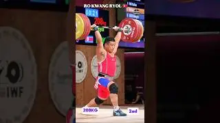 Ro Kwang-Ryol&rsquo;s 208kg Clean & Jerk | Men&rsquo;s 88kg Silver | IWF 2025 #shorts #weightlifting #iwf #viral