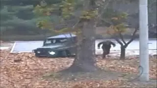 Nordkoreanische Soldaten jagen Kameraden an Landesgrenze