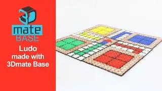 Ludo made with 3Dmate BASE - 3D Pen Mat