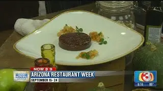 Chef Sam of Four Seasons cooks up a dish featured for AZ Restaurant Week