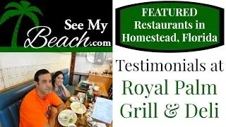 SeeMyBeach com interviews at Royal Palm Grill and Deli
