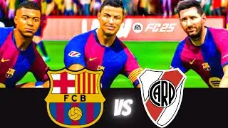 FC 25 - MESSI RONALDO NEYMAR & MBAPPE | ALL STARS | BARCELONA vs RIVER PLATE