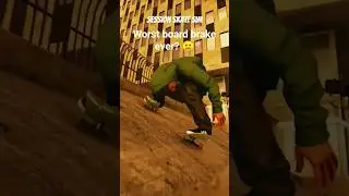 Worst board brake ever? 😐 💀 #sessionskatesim #sessionskate #sessiongame #skate #skateboarding
