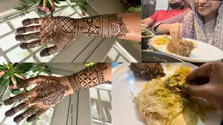 Onion Pakoda Recipe || Mehandi Artist || work day vlog || Arshaz Glam House