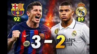 RESUME DU MATCH FC BARCELONE VS REAL MADRID Classico intense (3-2)
