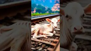 Man rescue the calf 🐄🐮#calfshort #babyanimal #calf #babycowshort