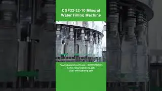 Машина для розлива минеральной воды CGF32-32-10, линия розлива минеральной воды, завод по производству минеральной воды - Chenyu