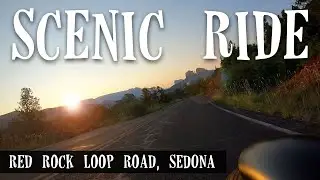 Motorcycle Ride - Scenic Red Rock Loop at Dawn 🏍