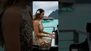 🌟 Tropical Vibes: Piano + Violin Beautiful Melody 🎶🌺#RelaxingMelody