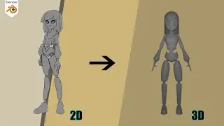 [Blender] Robot Character Modeling Tutorial - [Part 2]