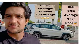 New XL6 CNG mileage Test 😱 #automobile #cng #xl62022 #xl6facelift #cngcar #mileage_test #mileage
